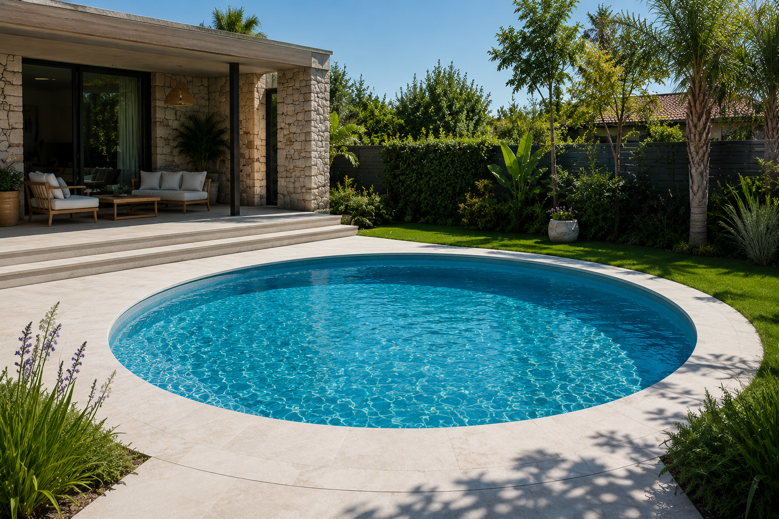 Proyecto Aqualuz — piscina a medida